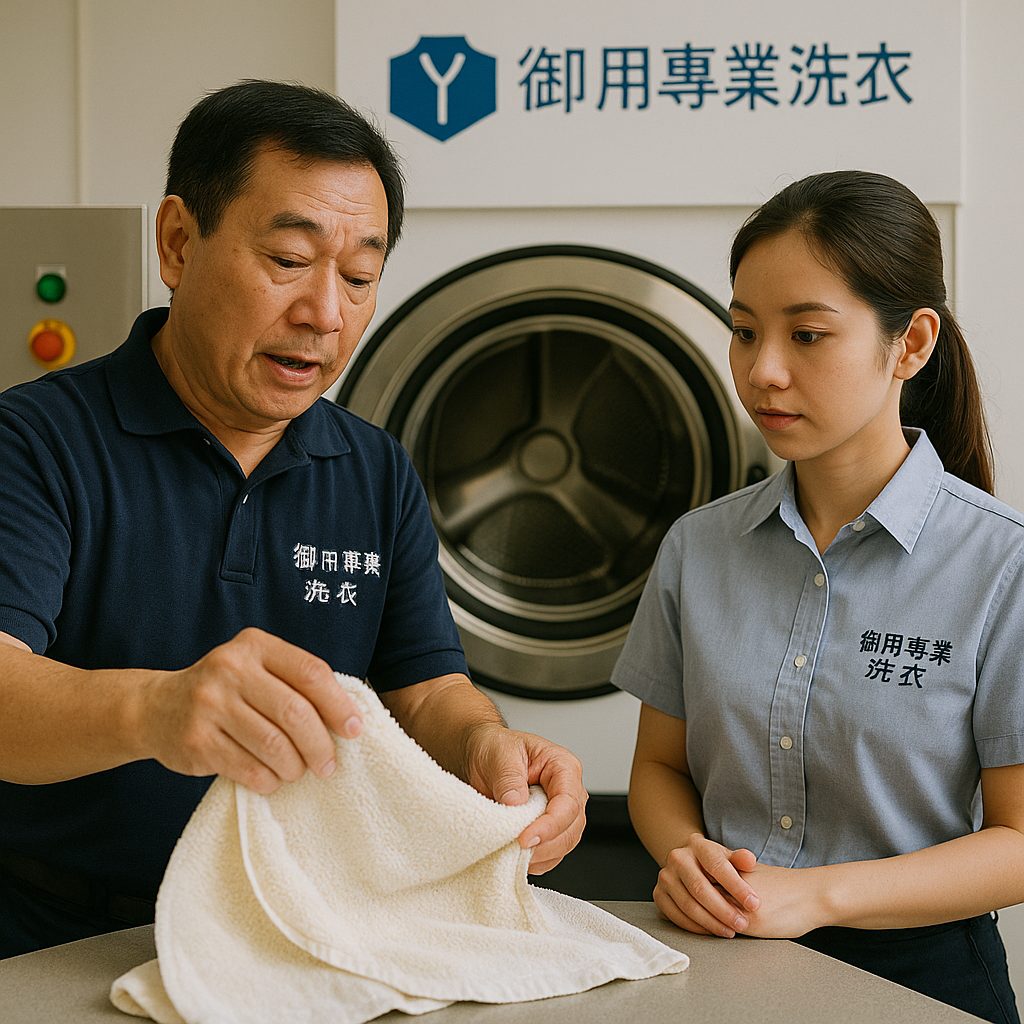 高雄洗衣加盟創業說明會現場，御用專業洗衣培訓師教導學員